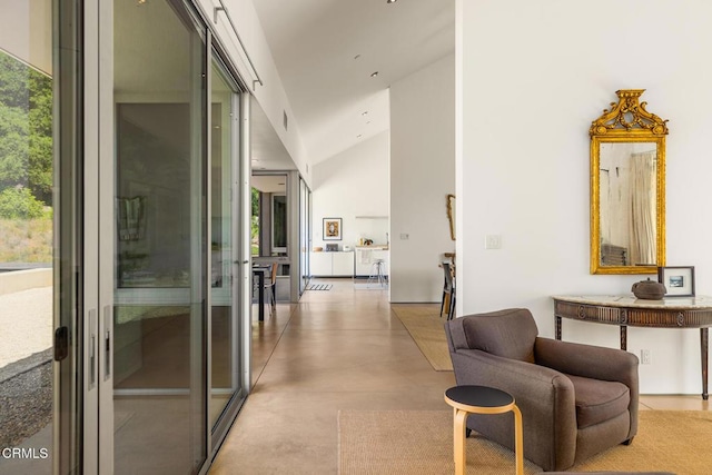 12179 Koenigstein Rd, Santa Paula, CA 93060 - hall featuring finished concrete flooring