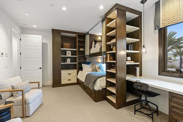 2574 Muirfields Dr, Carlsbad, CA 92009 - bedroom featuring carpet floors, baseboards, and recessed lighting