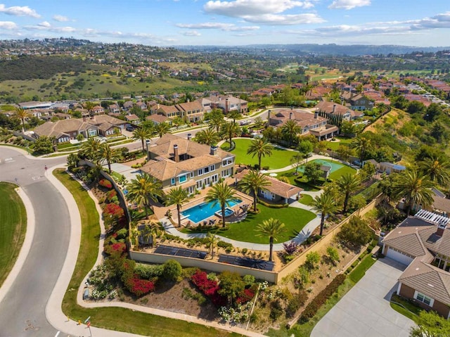 2574 Muirfields Dr, Carlsbad, CA 92009 - aerial view of residential area with a pool