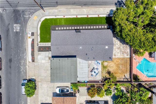 13502 Jackson St, Westminster, CA 92683 - aerial view of a pool