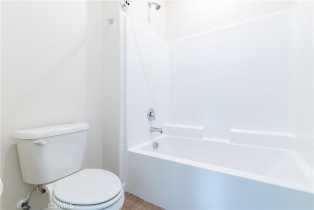 21402 Short Ridge Ave, Perris, CA 92570 - full bathroom with toilet, bathing tub / shower combination, and wood finished floors