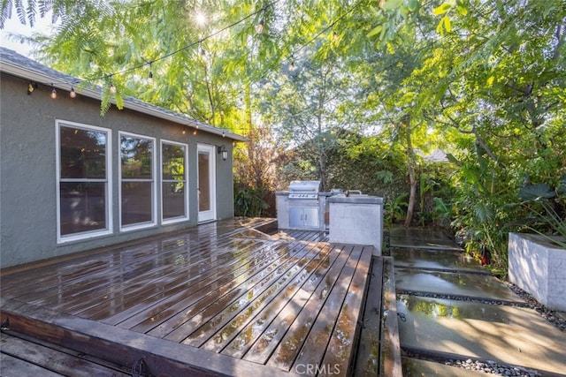 16921 Lanark St, Van Nuys, CA 91406 - view of wooden terrace