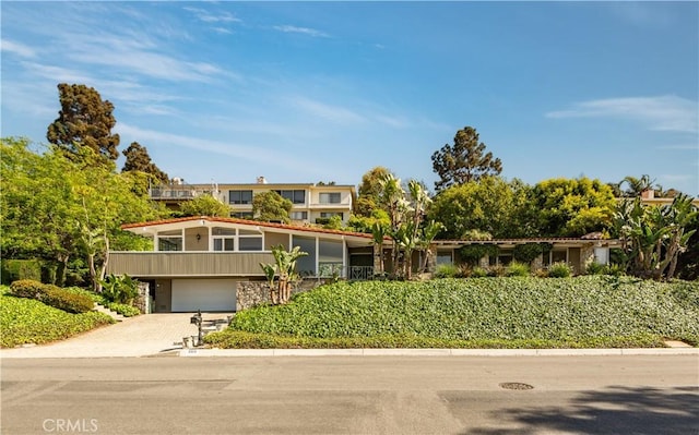 360 Via Almar, Palos Verdes Estates, CA 90274 - view of front facade featuring an attached garage and driveway