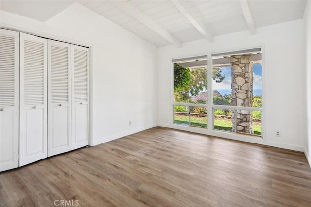 360 Via Almar, Palos Verdes Estates, CA 90274 - unfurnished bedroom featuring wood finished floors, baseboards, and a closet