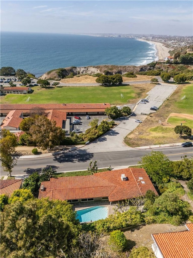 360 Via Almar, Palos Verdes Estates, CA 90274 - drone / aerial view of a large body of water and a pool area