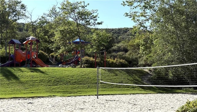 31531 Via Conejo Unit 153, Coto De Caza, CA 92679 - view of property's community with a yard and volleyball court