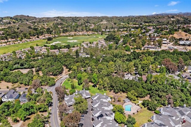 31531 Via Conejo Unit 153, Coto De Caza, CA 92679 - aerial view of property and surrounding area with nearby suburban area and a mountain backdrop