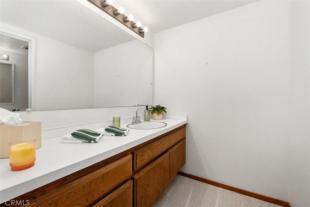 31531 Via Conejo Unit 153, Coto De Caza, CA 92679 - bathroom with vanity and baseboards