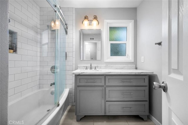 8506 Conway Dr, Riverside, CA 92504 - full bath featuring vanity, bathing tub / shower combination, and baseboards