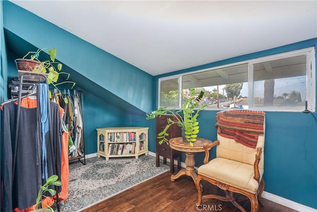 471 N Ditman Ave, Los Angeles, CA 90063 - living area featuring wood finished floors and baseboards
