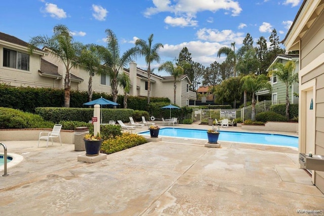 13398 Tiverton Rd, San Diego, CA 92130 - community pool featuring a patio area