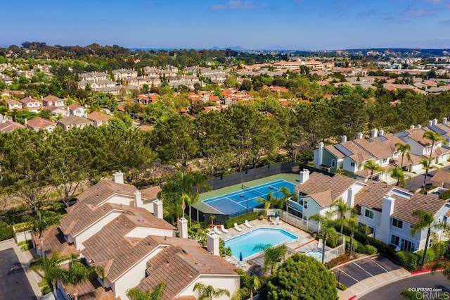 13398 Tiverton Rd, San Diego, CA 92130 - aerial view of residential area with a pool area