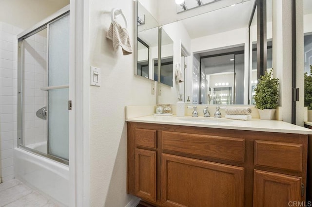 13398 Tiverton Rd, San Diego, CA 92130 - bathroom with vanity and enclosed tub / shower combo