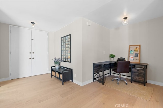 10707 Camarillo St Unit 314, North Hollywood, CA 91602 - office space featuring light wood-style flooring and baseboards