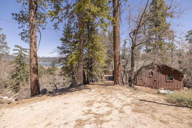 75 Metcalf Creek Trl, Big Bear Lake, CA 92315 - view of yard with an outdoor structure