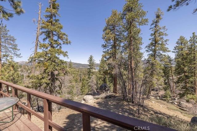 75 Metcalf Creek Trl, Big Bear Lake, CA 92315 - deck with a forest view