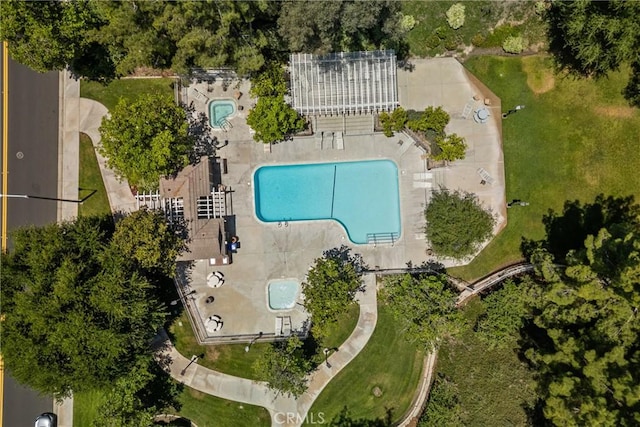 27360 Chesterfield Dr, Valencia, CA 91354 - view of property location with a pool area