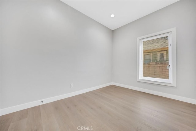 404 E Kingsley Ave, Pomona, CA 91767 - spare room featuring baseboards and light wood finished floors