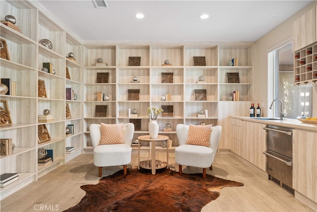 3048 Street Of The Chimes, Chino Hills, CA 91709 - living area with wood finished floors and built in shelves