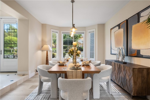3048 Street Of The Chimes, Chino Hills, CA 91709 - dining area featuring light wood-type flooring and baseboards
