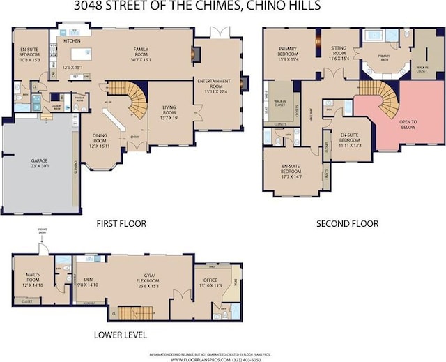 3048 Street Of The Chimes, Chino Hills, CA 91709 - view of floor plan / room layout