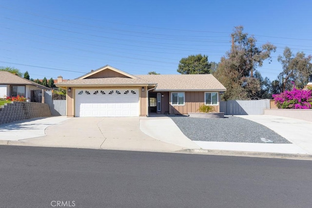 42117 Agena St, Temecula, CA 92592 - ranch-style house featuring driveway, a garage, and roof with shingles