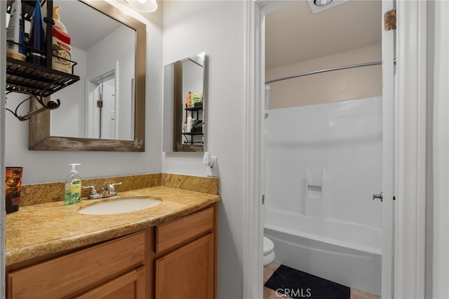 1105 Sepulveda Blvd # C101, Torrance, CA 90502 - full bathroom with vanity, toilet, and shower / bathtub combination