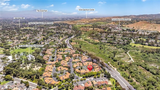 10 Lassen, Irvine, CA 92612 - view of property location featuring a mountain backdrop and nearby suburban area