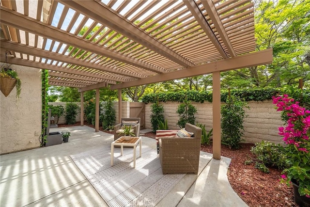 10 Lassen, Irvine, CA 92612 - fenced backyard featuring a patio area and a pergola