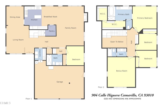 904 Calle Higuera, Camarillo, CA 93010 - floor plan / room layout