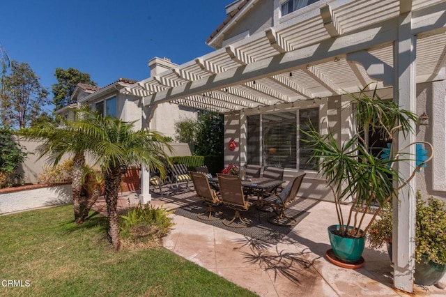 904 Calle Higuera, Camarillo, CA 93010 - view of patio / terrace featuring a pergola and outdoor dining space