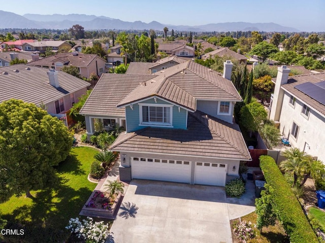 904 Calle Higuera, Camarillo, CA 93010 - aerial view of residential area with a mountain backdrop