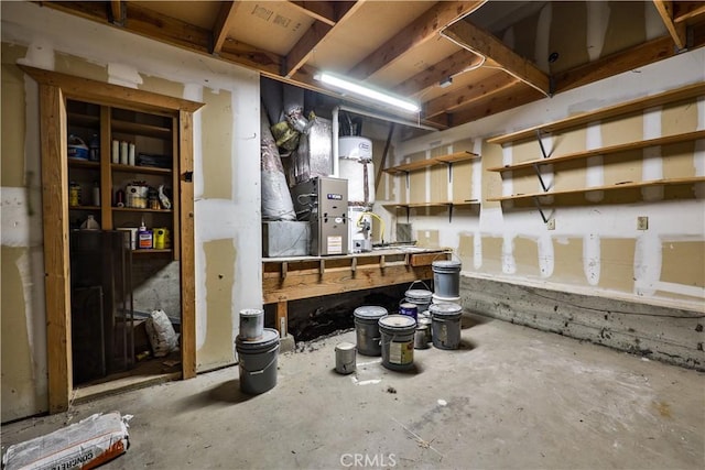 968 Lausanne Dr, Crestline, CA 92325 - unfinished basement with a workshop area
