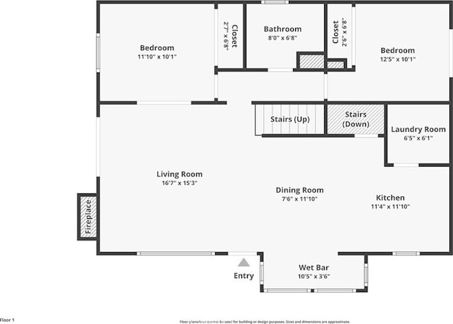 968 Lausanne Dr, Crestline, CA 92325 - home floor plan