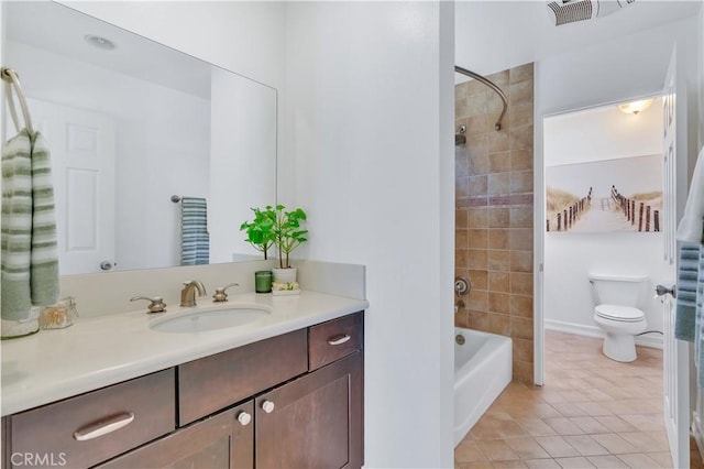 1713 Carlson, Redondo Beach, CA 90278 - full bath with vanity, tile patterned floors, and  shower combination
