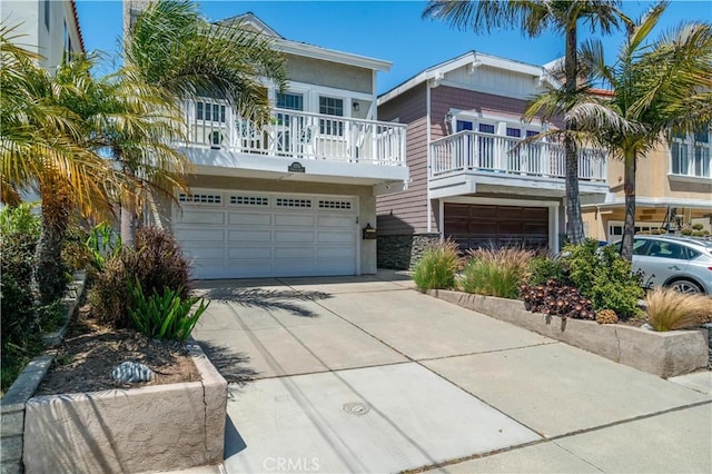 1713 Carlson, Redondo Beach, CA 90278 - view of front facade with an attached garage, driveway, stucco siding, and stone siding