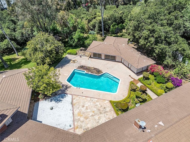 20827 E Mesarica Rd, Covina, CA 91724 - swimming pool featuring a patio area