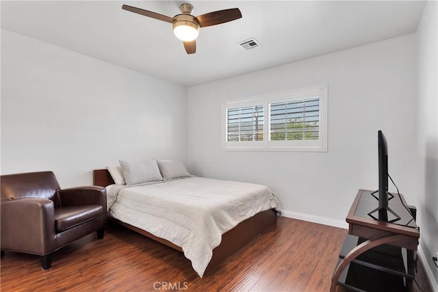 1048 Gladstone St, La Verne, CA 91750 - bedroom featuring wood finished floors, baseboards, and ceiling fan