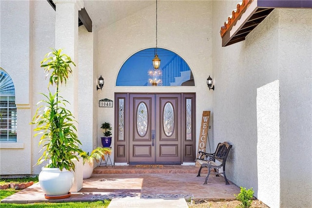 1048 Gladstone St, La Verne, CA 91750 - entrance to property featuring stucco siding and a porch