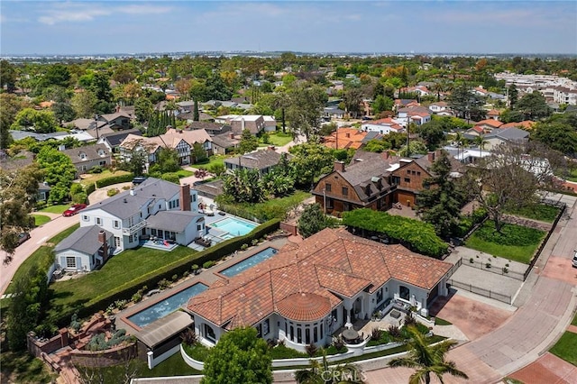 11 La Linda Dr, Long Beach, CA 90807 - aerial view of residential area with a pool area