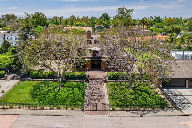 11 La Linda Dr, Long Beach, CA 90807 - view of property with a fenced front yard