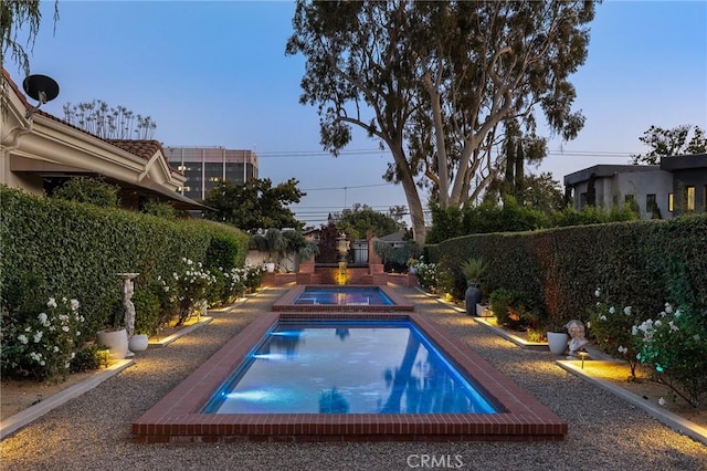 11 La Linda Dr, Long Beach, CA 90807 - view of pool featuring an in-ground hot tub