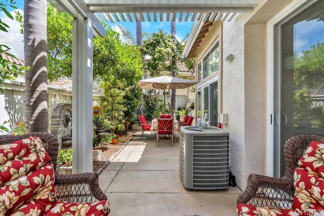 1873 Key Largo Rd, Vista, CA 92081 - view of patio / terrace featuring central AC
