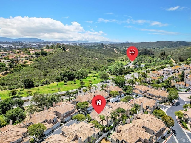 1873 Key Largo Rd, Vista, CA 92081 - aerial view of residential area featuring mountains