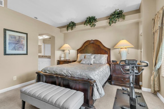 1873 Key Largo Rd, Vista, CA 92081 - bedroom with carpet flooring, baseboards, and ensuite bath