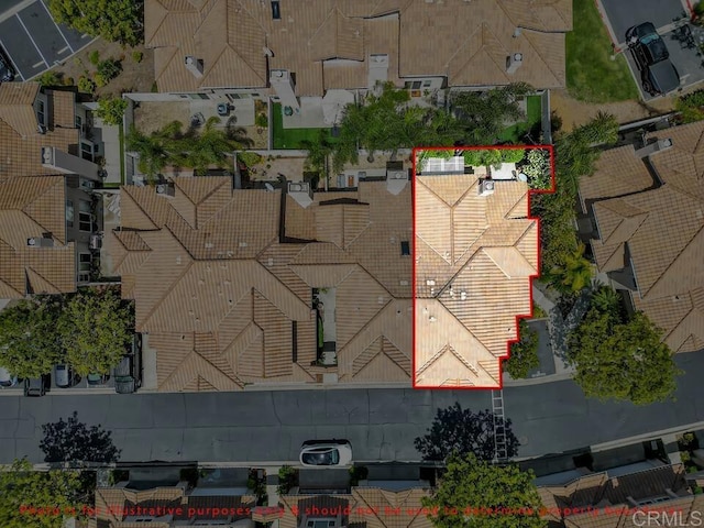 1873 Key Largo Rd, Vista, CA 92081 - aerial overview of property's location featuring property boundaries highlighted