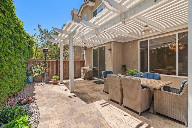 16863 Abundante St, San Diego, CA 92127 - view of patio with a pergola and outdoor dining area