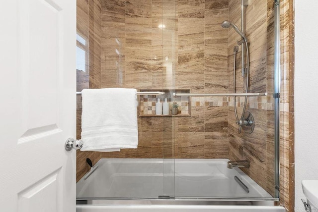 16863 Abundante St, San Diego, CA 92127 - full bathroom featuring enclosed tub / shower combo and toilet
