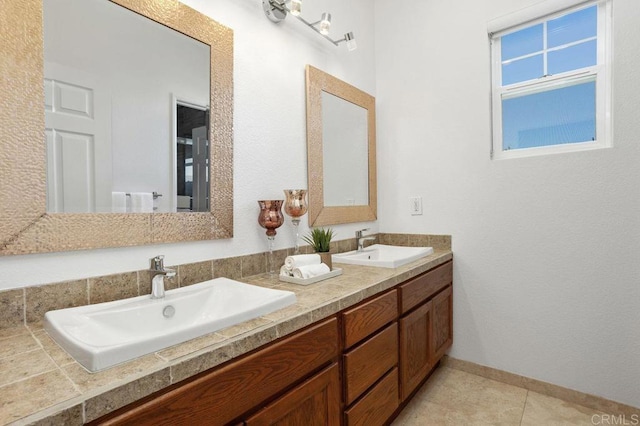 16863 Abundante St, San Diego, CA 92127 - full bath with double vanity and baseboards