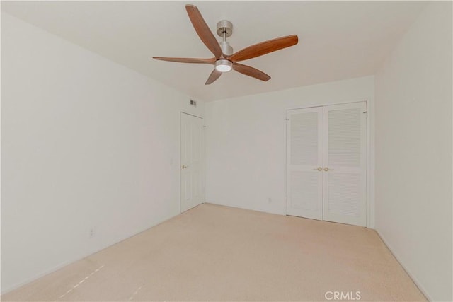 4394 Dina Ct, Cypress, CA 90630 - spare room featuring light colored carpet and a ceiling fan